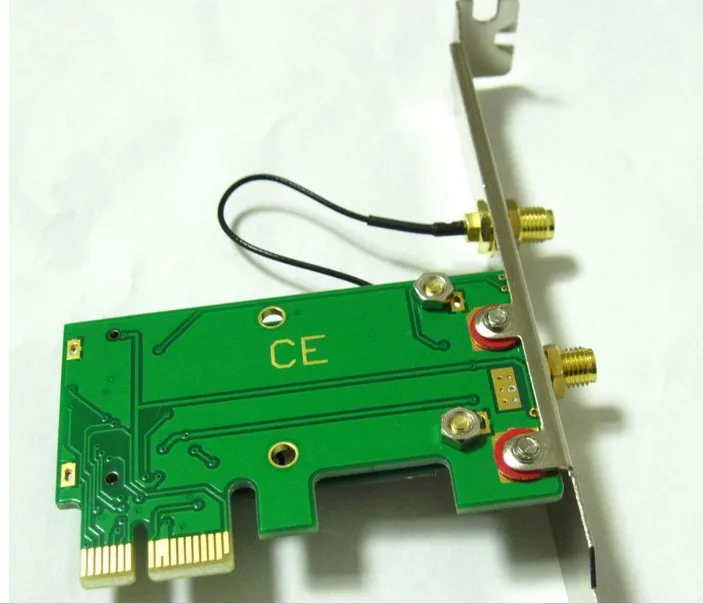 50 шт. Bradn Новый 2в1 512AN 5100 802.11n 300 Мбит/с беспроводной wifi mini pci e к wlan карта для win vista 7 8| |
