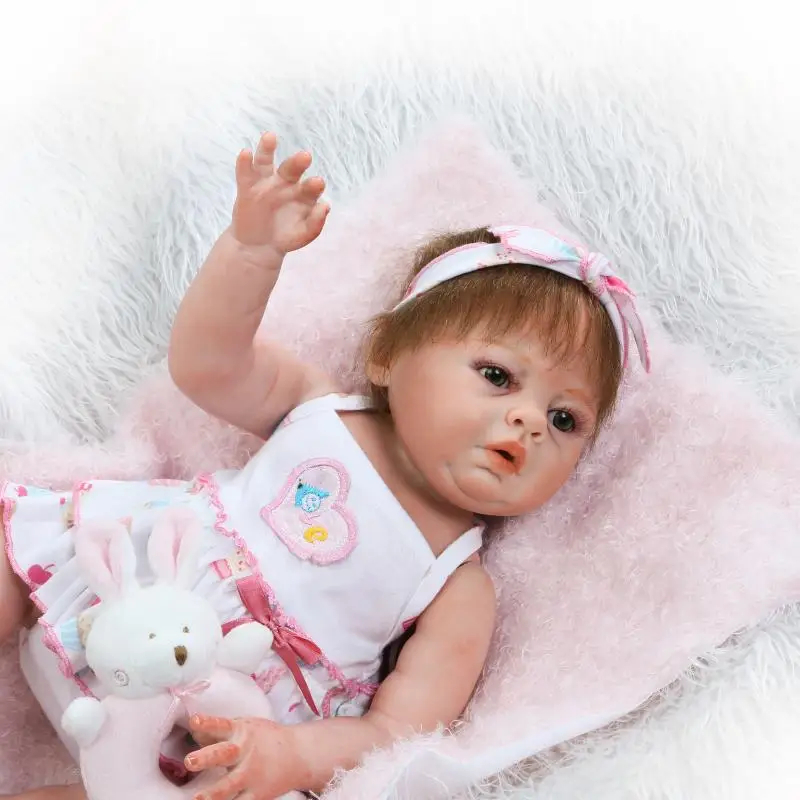 Кукла Bebe 50 дюймов мягкие силиконовые Новорожденные куклы подарок для детей с