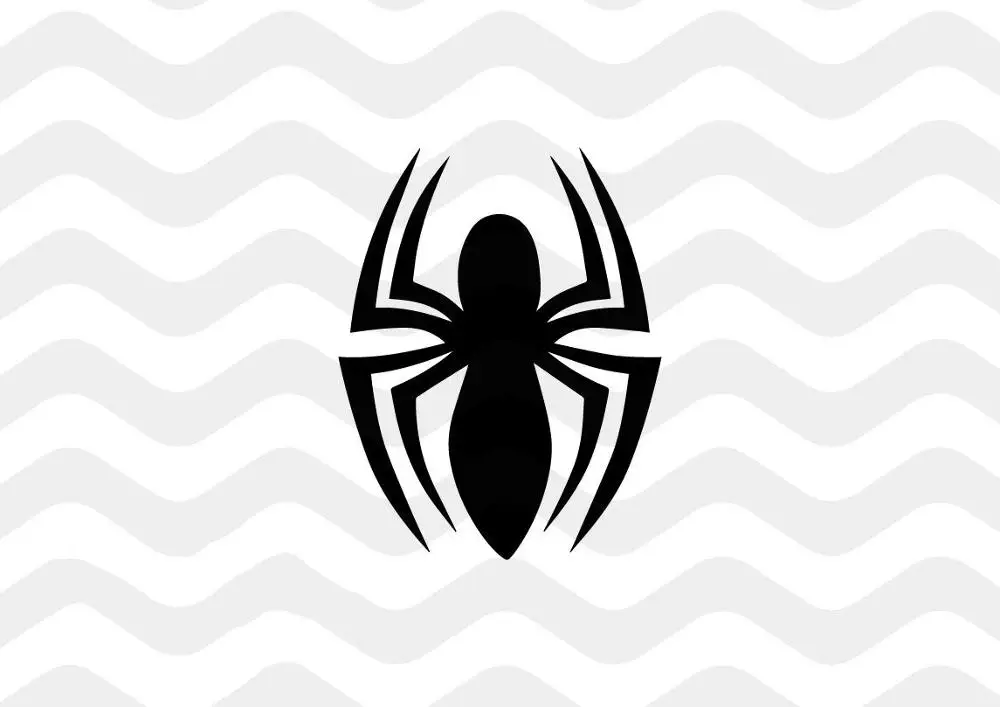 Огромный страшно логотип в виде паука наклейка и графики для портативных