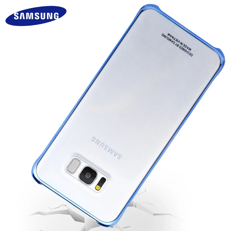 Чехол для Samsung Galaxy S8 S9 Plus Note8 Note9 Прозрачный жесткий чехол из поликарбоната задняя