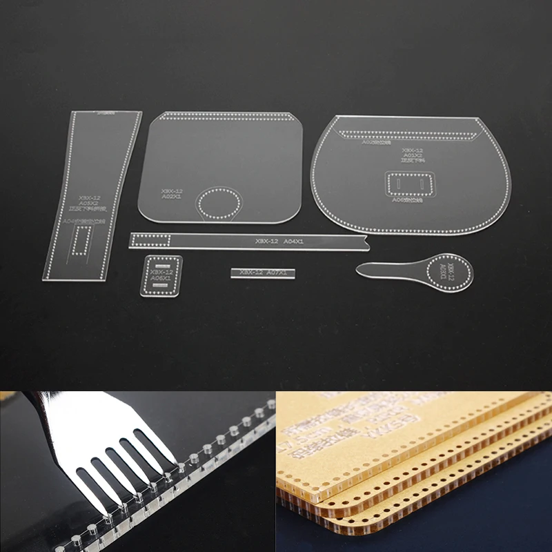 YOMDID 7 Шт. Набор Инструментов Для Изготовления Акриловой Кожи Винтажная Сумка На