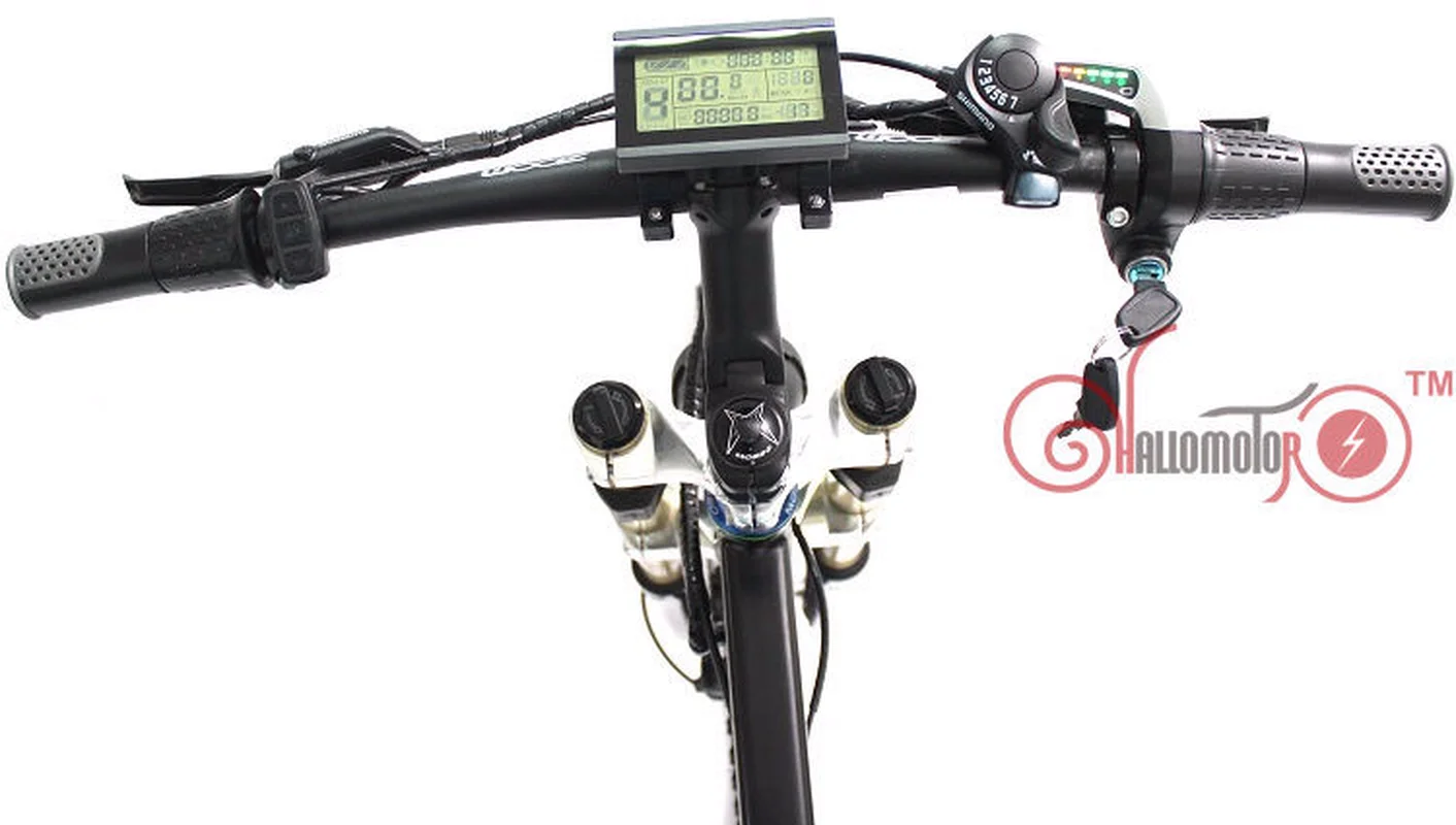 Risunmotor Black 48V 1500W Mustang Mountain Ebike+48V18Ah Li-ion Battery Ebike | Спорт и развлечения