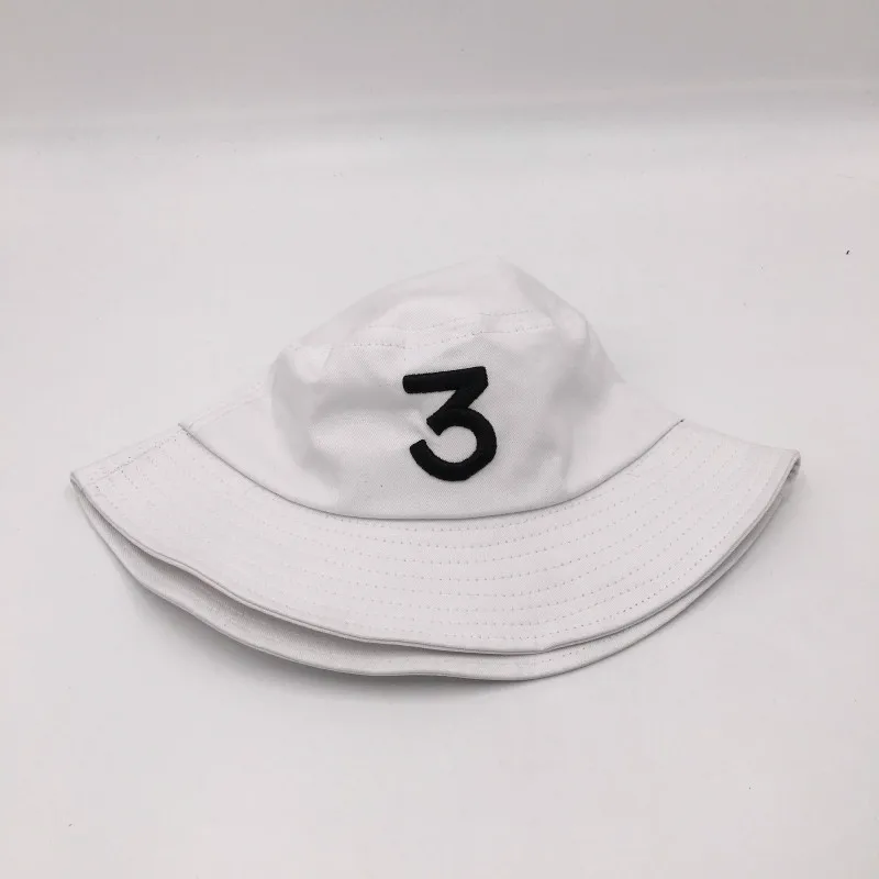 Черная CHANCE 3 bucket hat хип хоп женская белая рыболовная Кепка с вышивкой унисекс