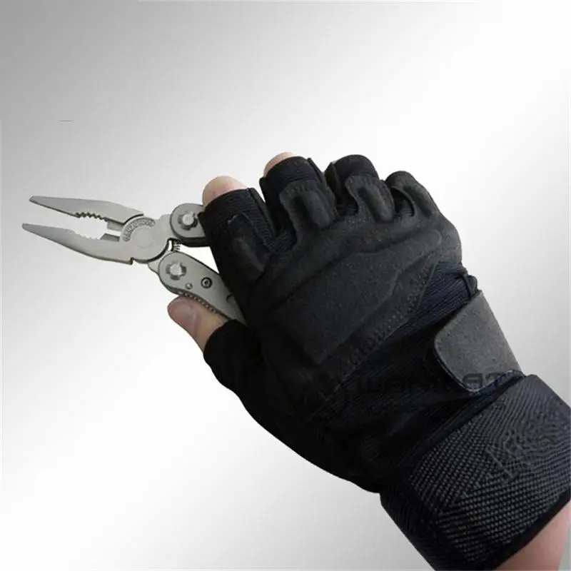 Мода 2017 г. бренд Black Hawk черные перчатки Рука защиты мотоциклетные армия Полный Finger