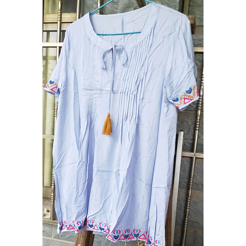 

Embroidery Cotton Beach Cover up Swimwear Women Pareo Beach Swimsuit cover up Vestido Playa Bathing suit Cover ups Beachwear
