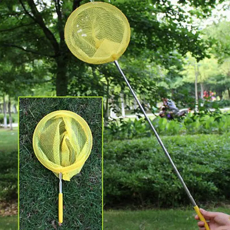 Новые горячие продажи 2 шт выдвижные насекомые жуки ловля рыбы Сеть Бабочка