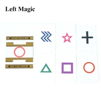 esp new flash printer magic tricks magician predict the select card magia stage close up gimmick mentalism flash esp card