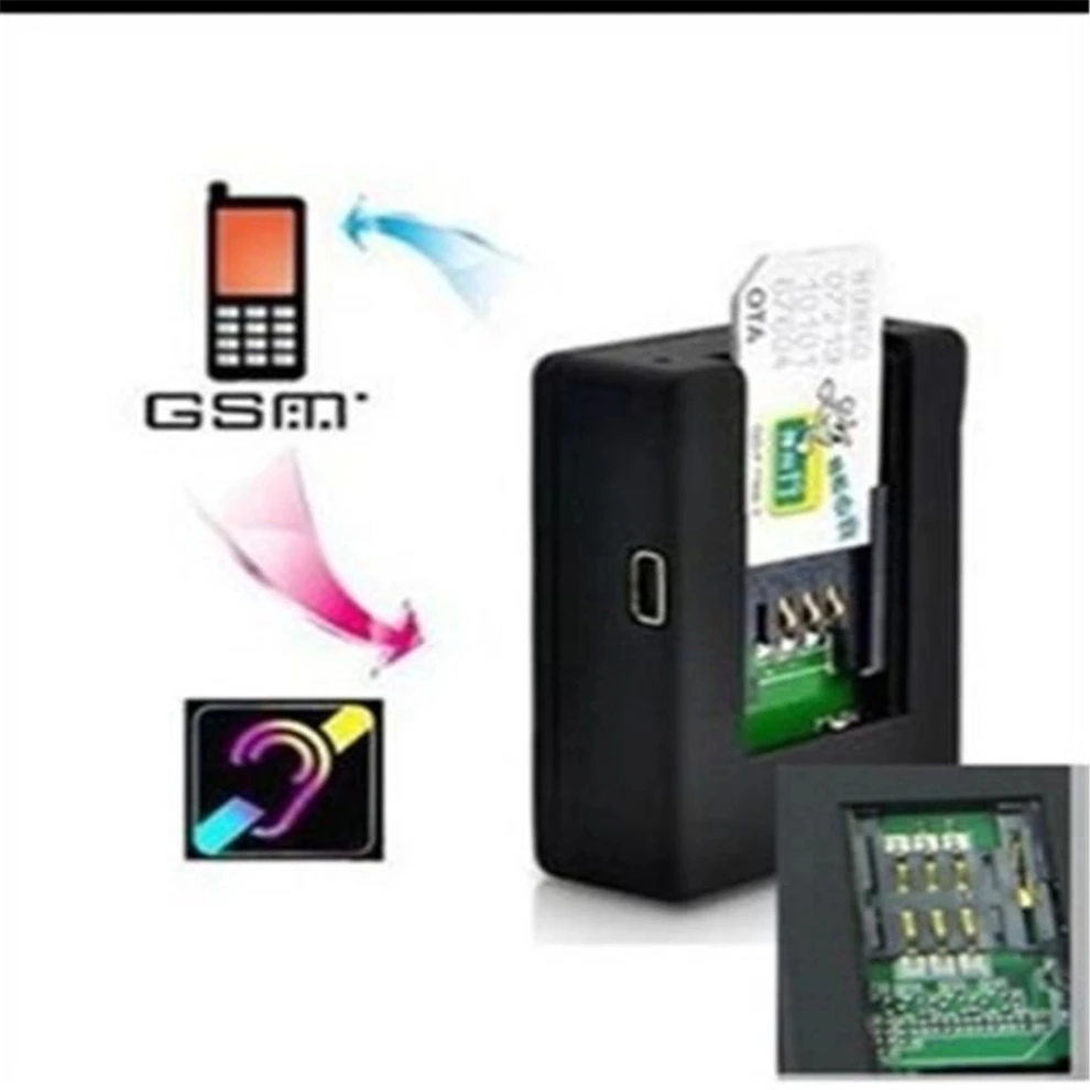 Мини GSM отслеживание локатор аудио монитор персональная Встроенная антенна gps микрофон прослушивание наблюдения 360 градусов Автомобильный gps трекер