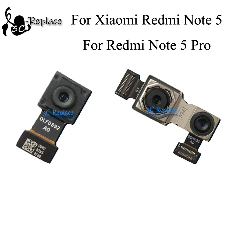Для Xiaomi Redmi Note 5 / Pro задняя основная большая камера Маленькая фронтальная гибкий