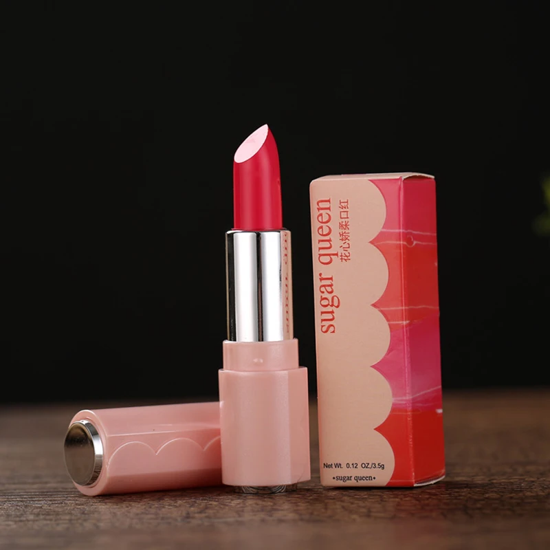 Cute Girls Pink Orange Colors Moisturizing Lipstick Watery Creamy Pigment Lip Balm Nude Bite Lips Makeup Stick Drop Shipping |