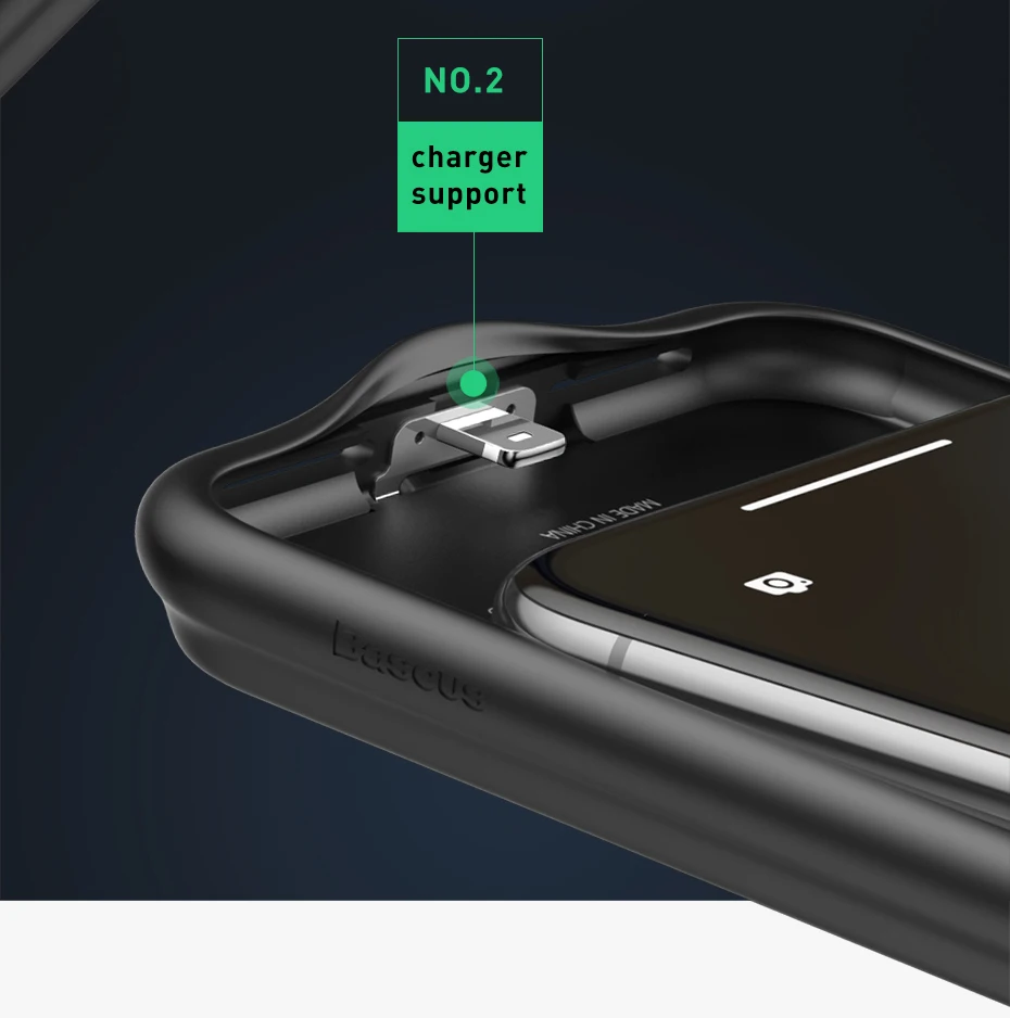 Baseus, 3300 мА/ч, чехол, зарядное устройство для телефона iPhone X/XS, XR, XS Max, чехол для аккумулятора, чехол для зарядного устройства, чехол для мобильного телефона