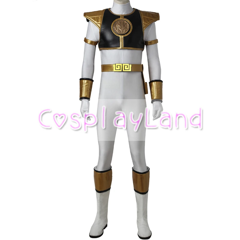 Костюм для косплея Tyranno Ranger белый костюм на Хэллоуин взрослых|cosplay uniform|adult halloween