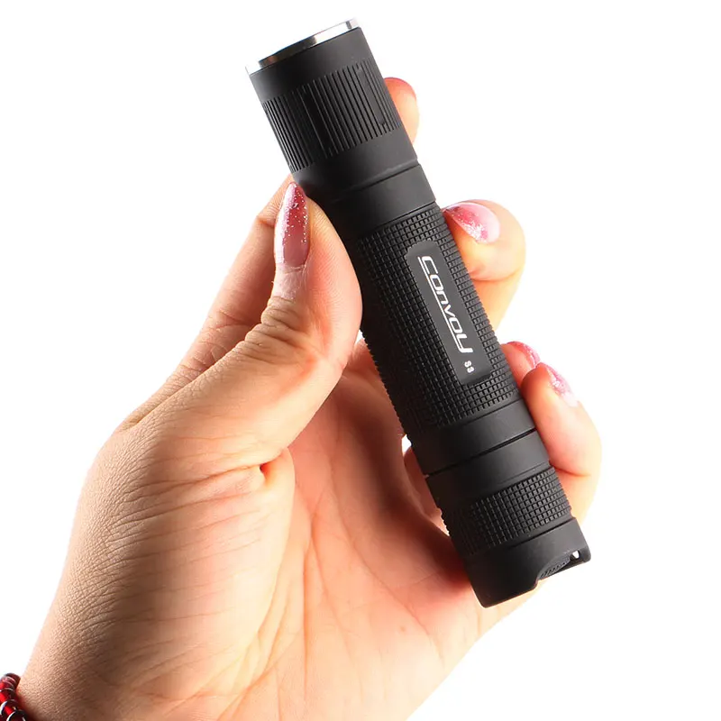 Конвой S3 черный Cree XML2 U2 1A EDC светодиодный вспышка светильник фонарь для