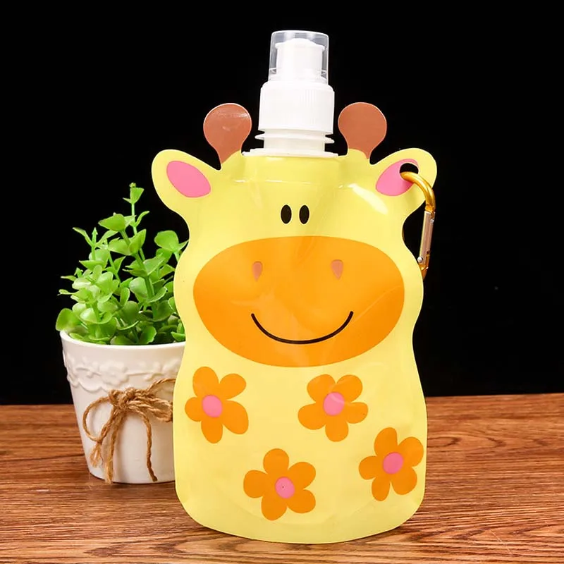 1 шт. Экологичная складная сумка для воды и напитков в виде животных из