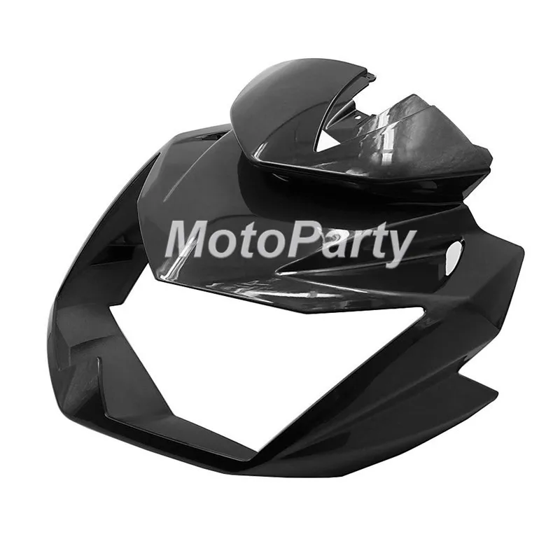 Для kawasaki Z750 Z-750 2007 2008 2009 2010 2011 2012 мотоцикла из АБС-пластика инъекции Обтекатели верхний передний головной обтекатель носа хомут