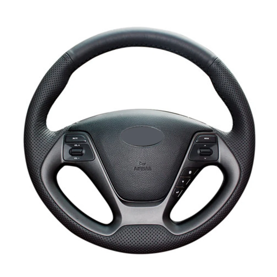 Оплетка на руль из искусственной кожи для Kia K3 2013 K3S 2014 K2 Rio 2015 2016 Ceed 2012-2017 Cerato 2013-2017 |