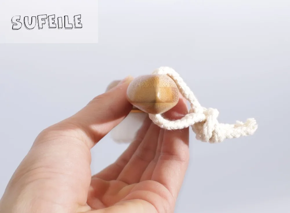 

Fashion Natural Wooden bath Brush Bathroom Accessories sponge Long Wooden Handle Bath Brush sponge Double sides S9DI10