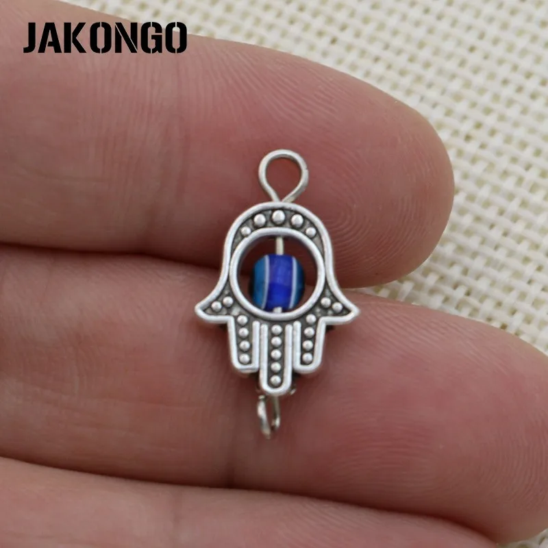 JAKONGO Античная Посеребренная 1 Хамса ручной разъем для изготовления ювелирных