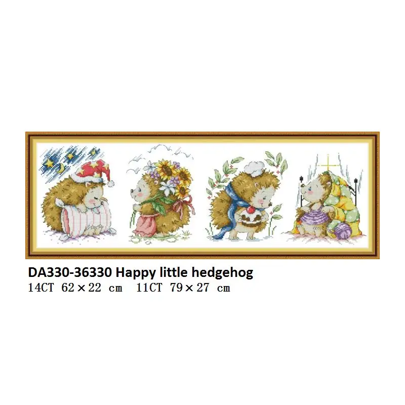 Cross Stitch DA330 Joy Sunday Набор для вышивания крестиком DMC Наборы для вышивания рукоделия 14ct 11ct Aida Печатный холст сделай сам ручная вышивка крестиком домашний декор - Цвет: Cross Stitch DA330