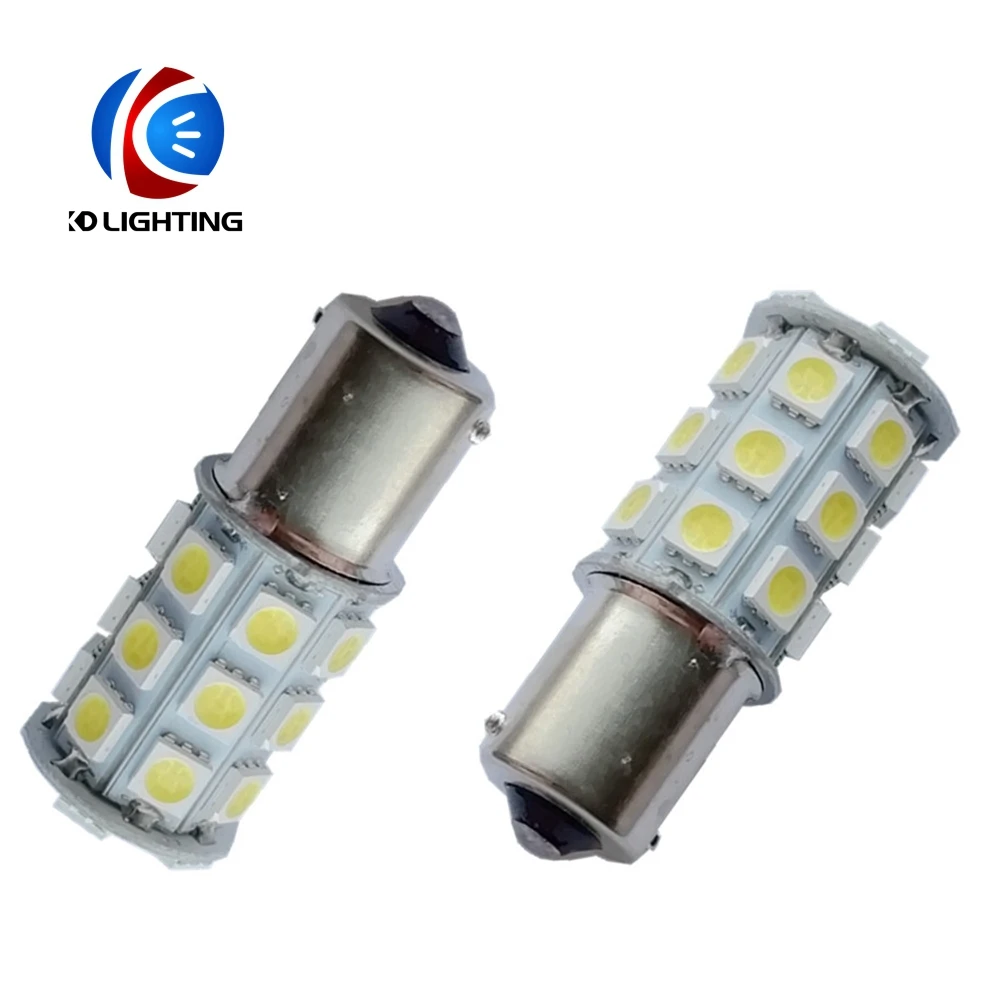 KD 100 шт./партия P21W BA15s 1156 1157 Bay15d 5050 SMD 27 светодиодный Автомобильный источник света
