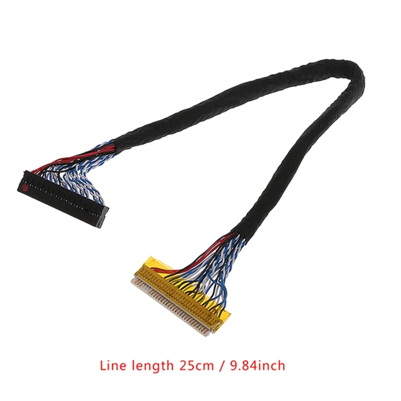 

8 Bit LVDS Cable FIX-30 Pin 2ch For 17-26inch LCD/LED Panel Controller 25cm