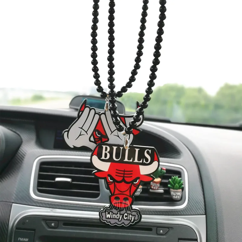 Акриловые подвески JDM для автомобиля подвеска зеркала заднего вида с жестом быка