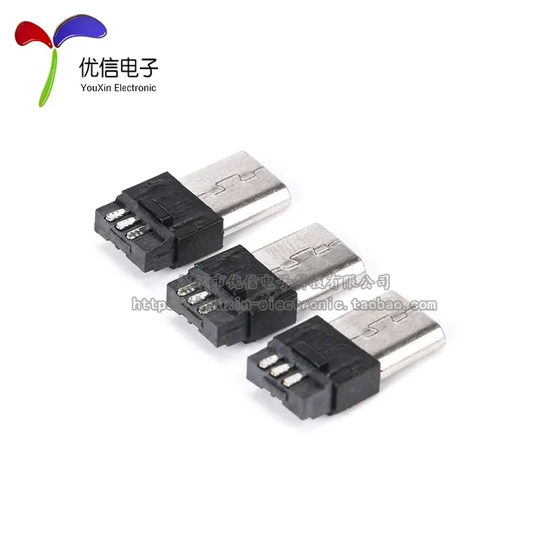 Бесплатная доставка 100 шт./лот MICRO HTC вилка 5P Mini USB Штекерная головка сварочный