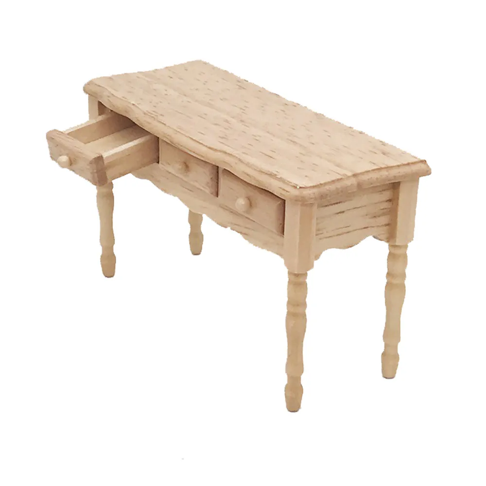 Мини кукольный домик мебель стол миниатюрный гостиная дети притворяться играть