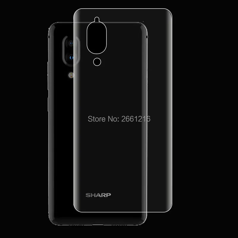 Для Sharp Aquos S2 5,5 дюйма 2 шт = переднее+ заднее тонкое полное покрытие краев до края пленка из мягкого ТПУ Взрывозащищенная защита экрана