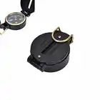 Портативный складной компас для объектива, армейский зеленый компас для кемпинга, походов, Военный Тактический комплект, карманный указатель направления