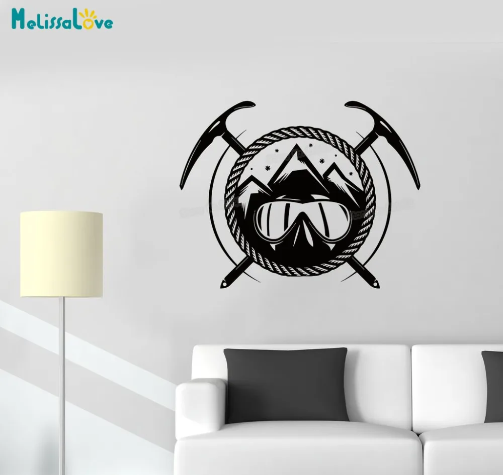 Спортивные наклейки на стену для скалолазания альпинизма экстремального спорта