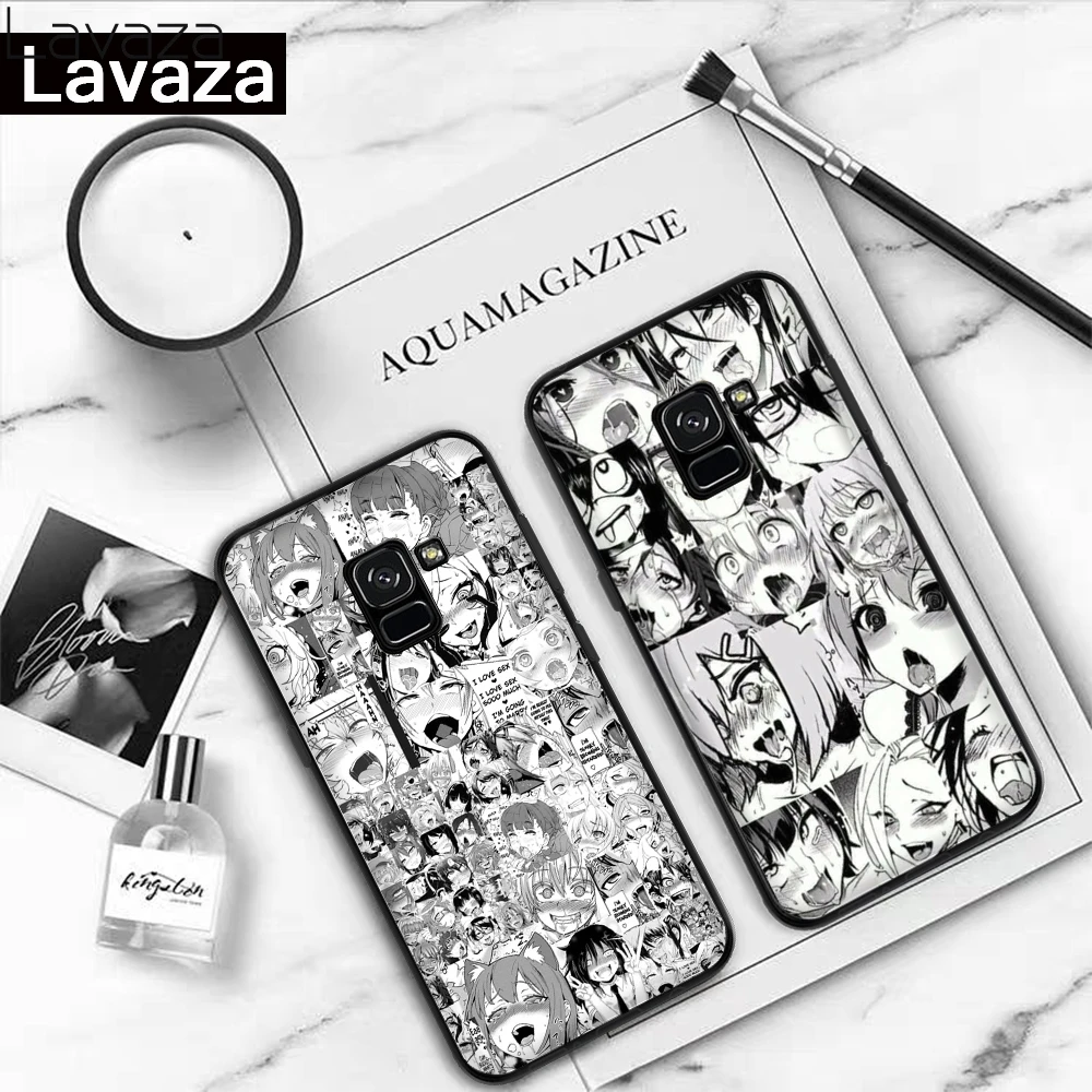 Lavaza аниме девочка мультфильм Япония лица Силиконовый чехол для samsung A3 A5 A6 плюс A7 A8 A9 A10 A30 A40 A50 A70 J6