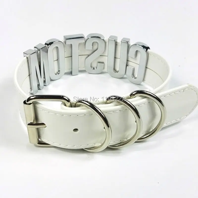 Колье-чокер с надписью 100% ручная работа ошейник 35 мм серебро широкий чокер