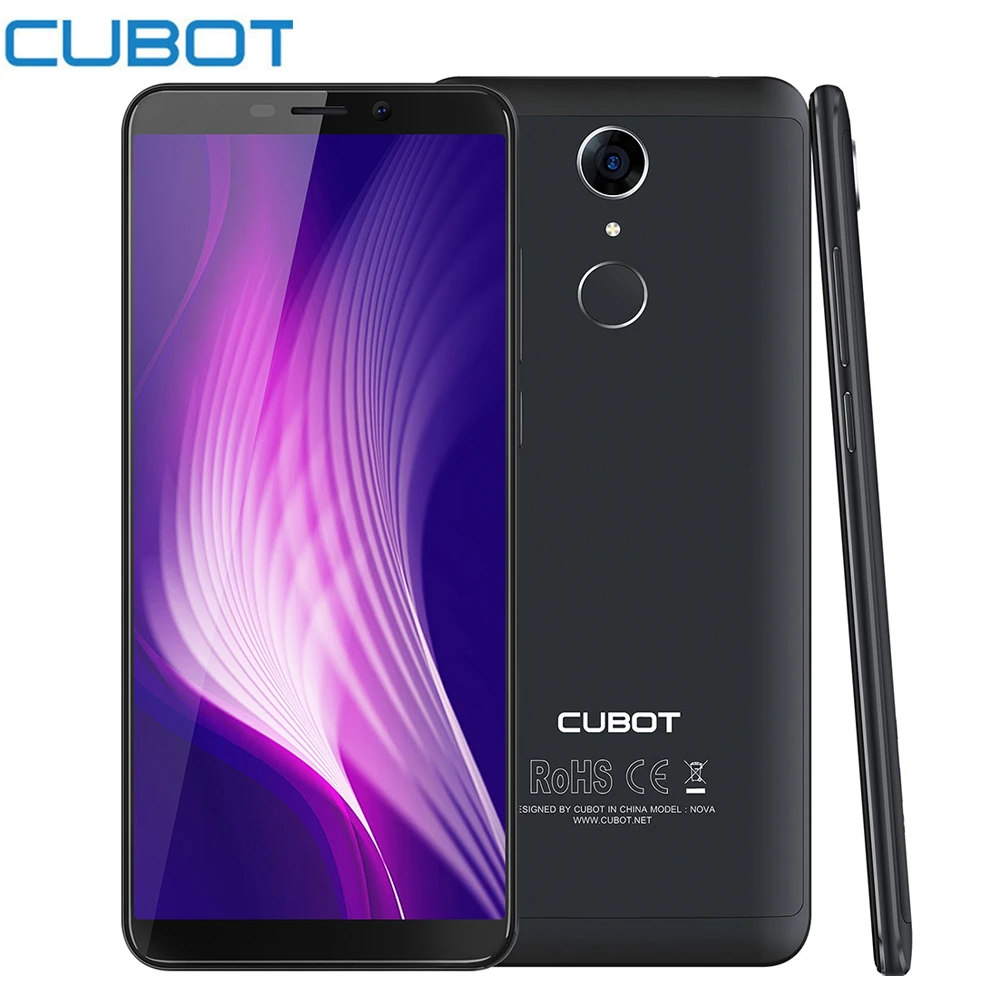 Оригинал CUBOT Nova 4G Мобильный телефон 5 дюймов полный Экран 13MP Android 8 1 MTK6739 4 ядра 3 ГБ +