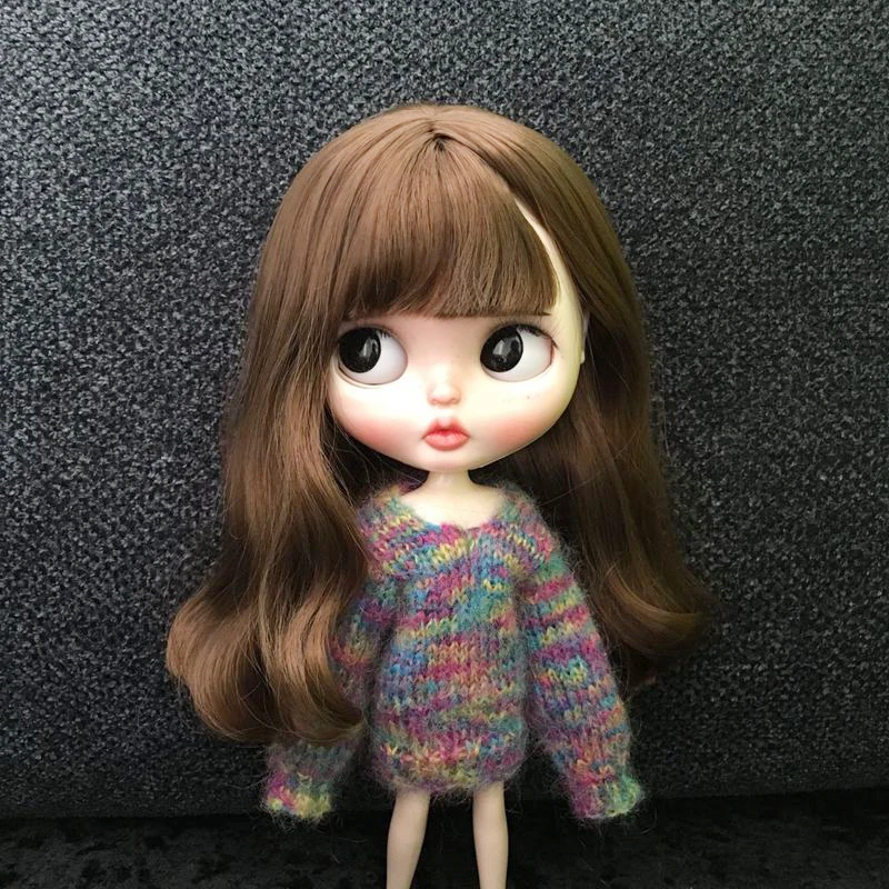 Одежда для кукол Blyth цветной свитер с длинными рукавами Azone Barbies Pullip 1/6 аксессуары |