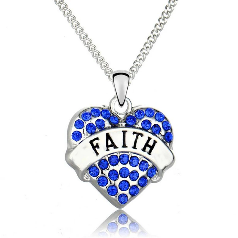 Женское Ожерелье с надписью Faith | Украшения и аксессуары