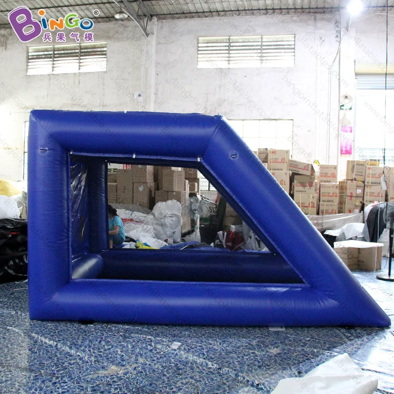 Blue inflatable soccer gate darts boards football shooting game 2.5x3.5x2mH or Customized | Игрушки и хобби
