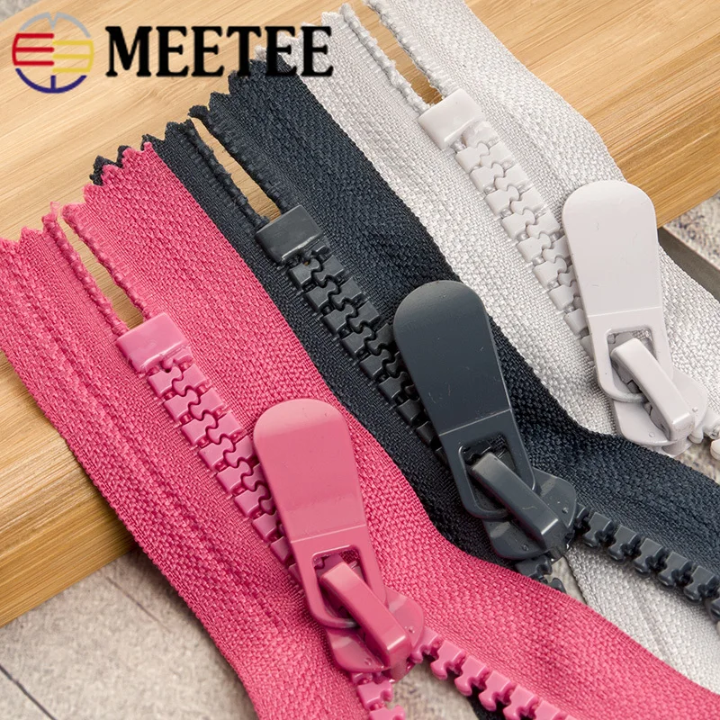 Смоляная сумка Meetee 2 шт. 8 # на молнии с закрытым хвостом 20 см одной головкой для