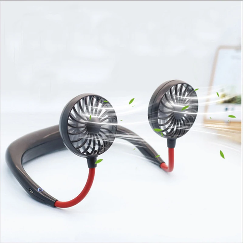 Новый Xiaomi Ленивый спортивный нашейный вентилятор удобная зарядка USB Настольный