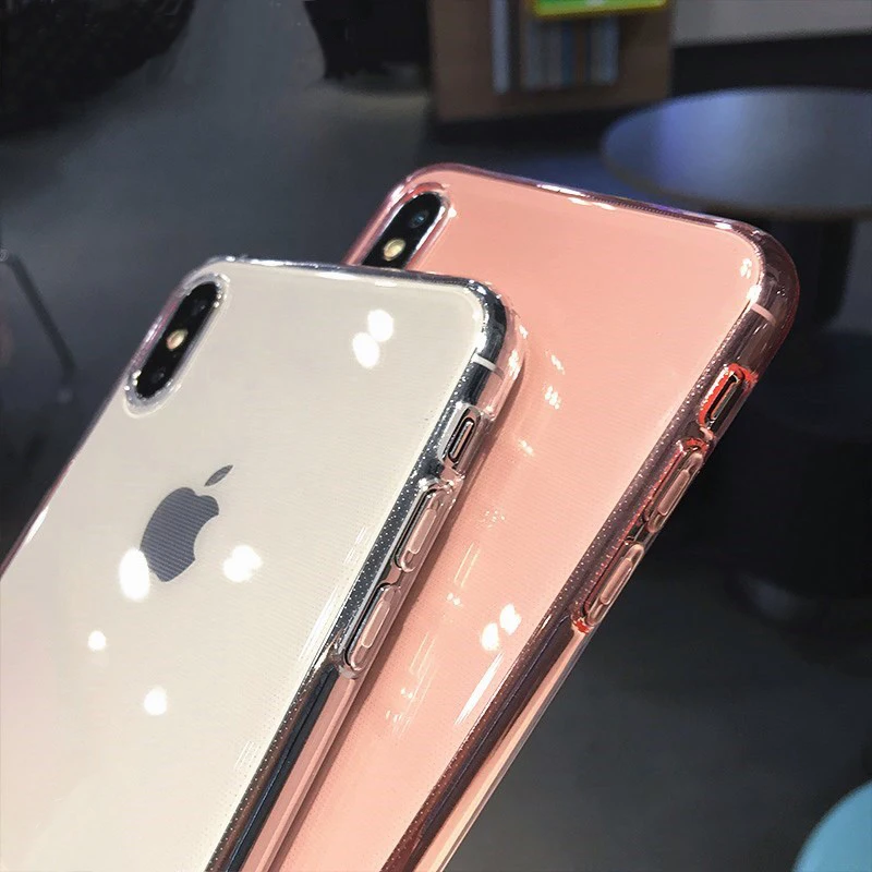 USLION прозрачный мягкий ТПУ чехол для телефона iPhone 6 6s 7 8 Plus ультратонкий простой