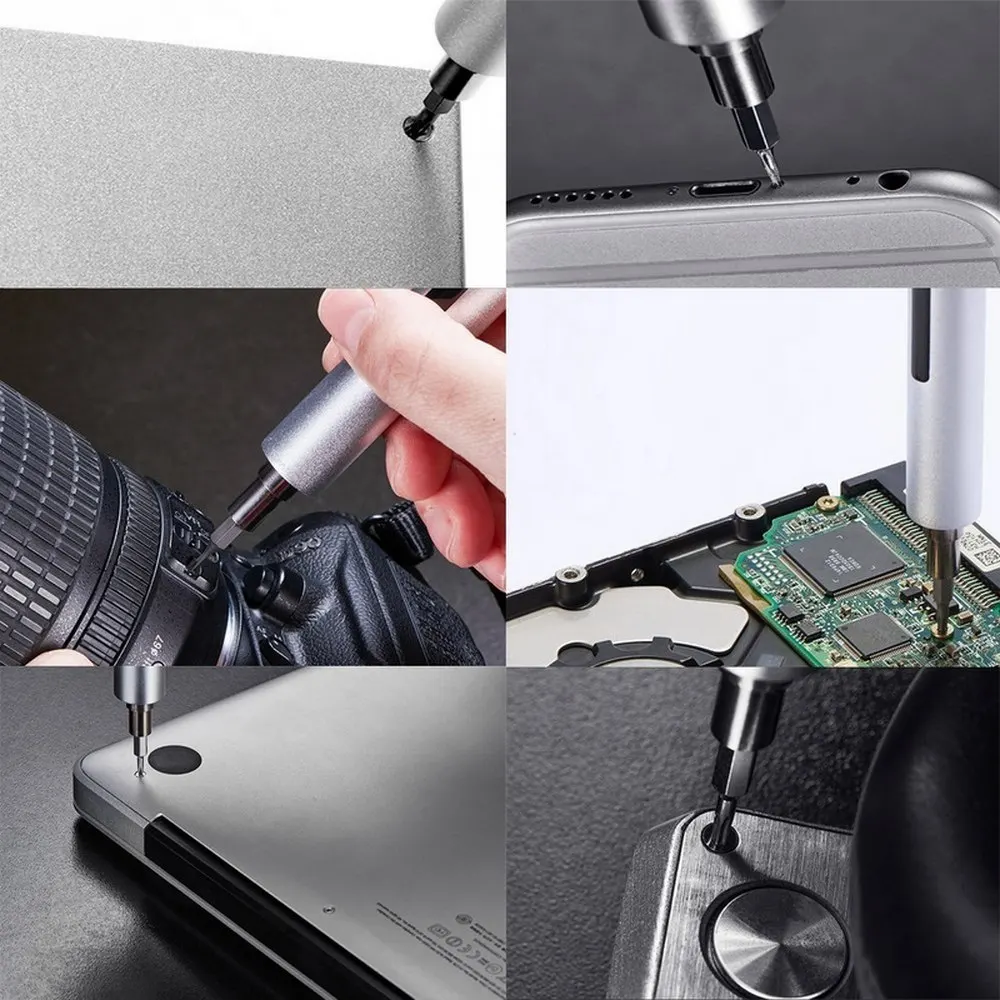 Wowstick 1 Pro(1+) Электрическая отвертка комплект с 56 шт. Набор бит намагничатель мини прецизионный беспроводной шуруповерт комплект