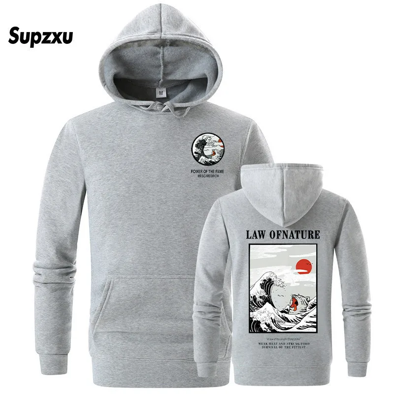 SUPZXU европейский размер модные красочные кофты с капюшоном Мужская Утепленная