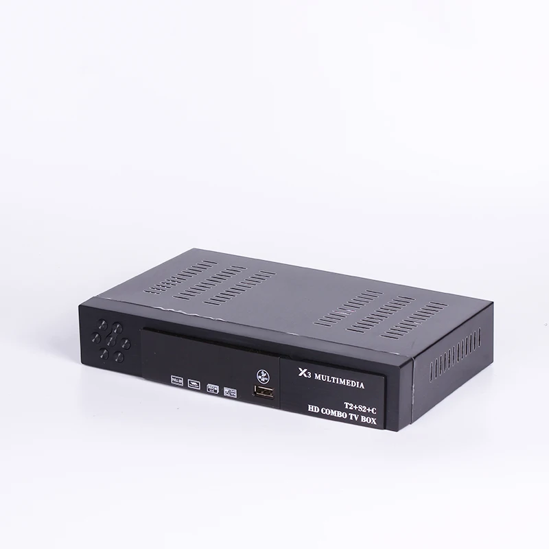 HD Digital DVBT2 DVBS2 DVBC Three In One TV Receiver Support AC3 CCCAM IPTV TV BOX H.264 MPEG-2/4 1080p Satellite Receiver