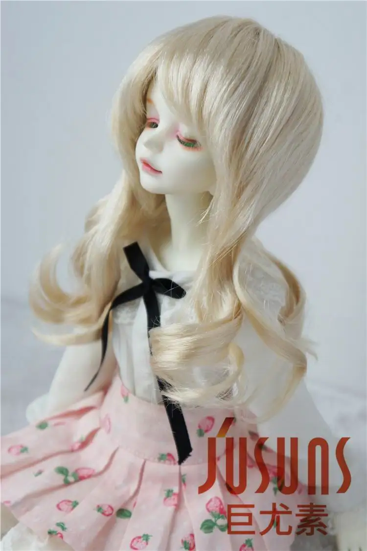 JD180 1/8 1/4 модный BJD синтетический мохеровый парик Размер 5 6 дюймов 7 8 MSD кукла Винил