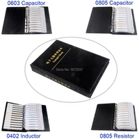 0603 0805 0402 smd resistor capacitor inductance inductor sample book assortment kit
