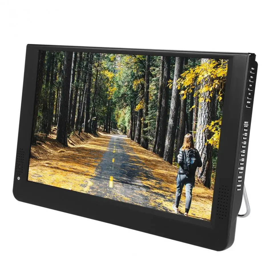 LEADSTAR 12 дюймов 1080P телевизор цветной экран Автомобильный цифровой ТВ/УВЧ/УКВ стерео окружающие Автомобильные ТВ США штекер стиль