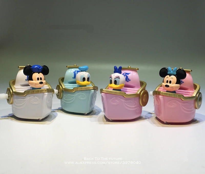 Дисней Микки Маус Минни Дональд Дак перемотка 5 см фигурка осанки аниме украшение