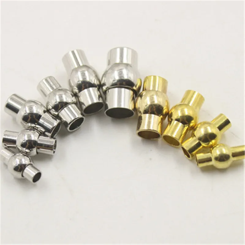 Медные металлические круглые магнитные застежки Aclovex 5 комплектов для 3 4 6 8 мм