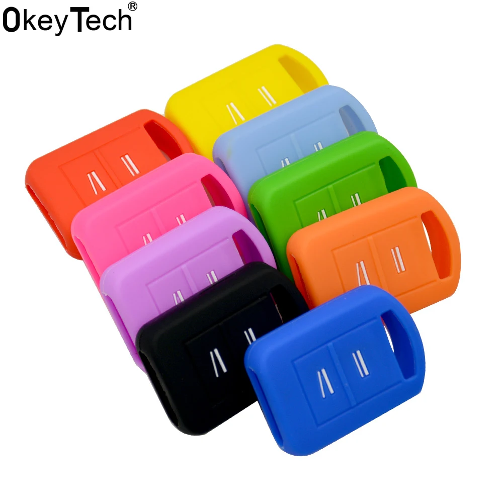OkeyTech набор автомобильных ключей силиконовый чехол-брелок подходит для Opel Vauxhall