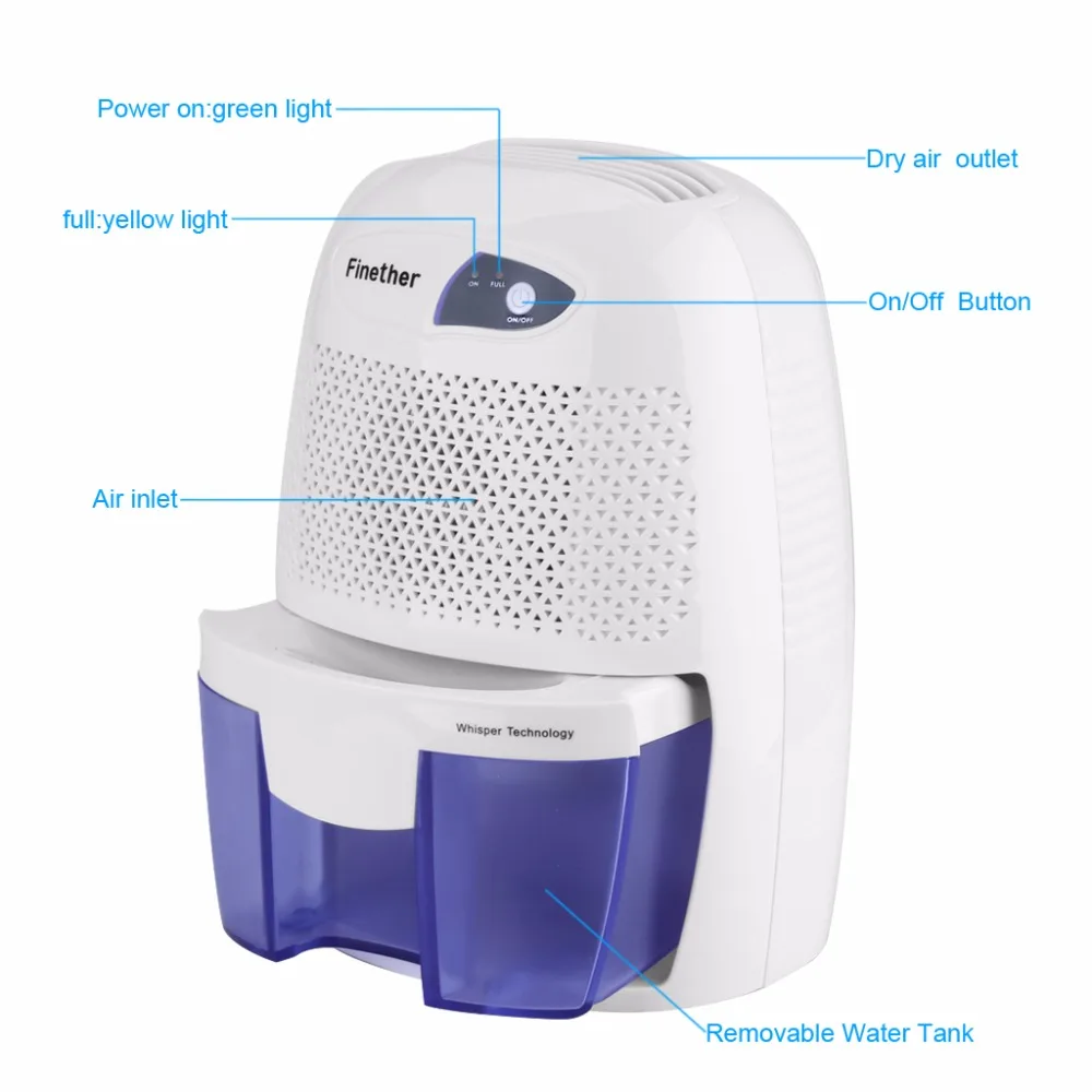 Мини-осушитель воздуха 500 мл | Бытовая техника